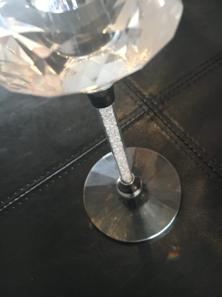 Swarovski inspired crystal and glass candle sticks - Sartorial Boutique and Gifts