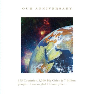 Susan O'Hanlon card - Our Anniversary... earth - Sartorial Boutique and Gifts