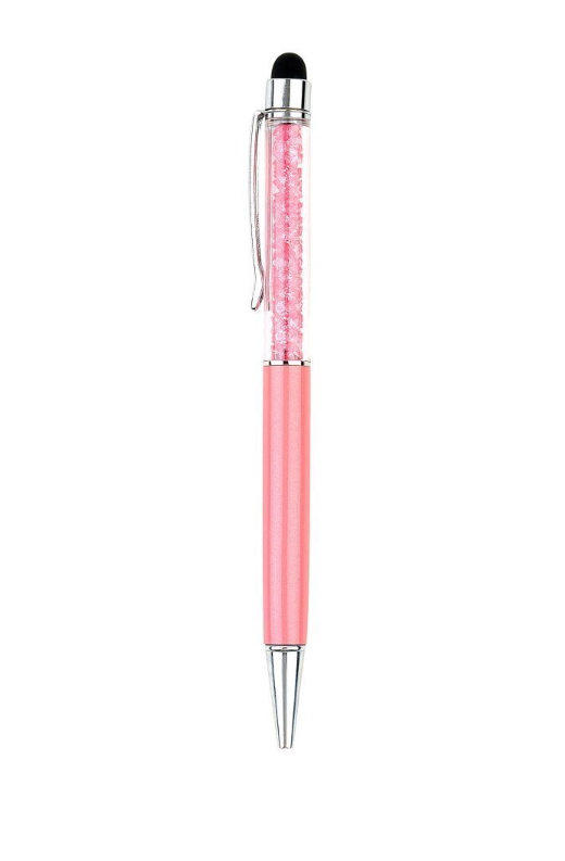 Swarovski inspired touch screen ball point pens - pink