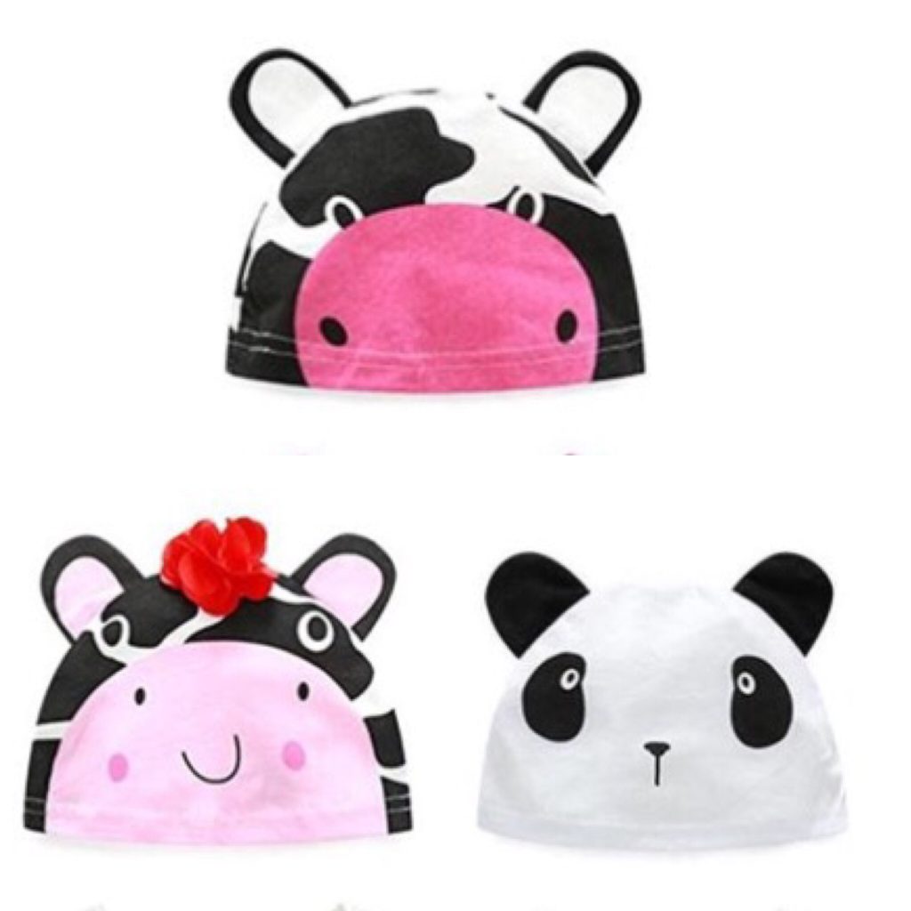 Cow and Panda design Baby hat
